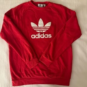 Red Adidas Originals Sweatshirt - Size M - Men